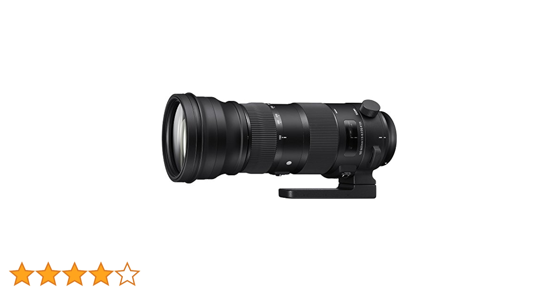 Sigma 150-600mm F5-6.3 DG OS HSM (S) Lens for Nikon F
